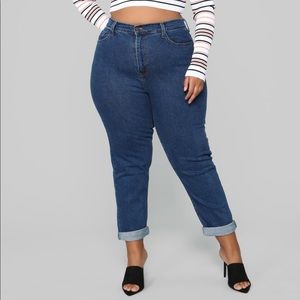 “I Got It From My Mama” Boyfriend Jeans! Size 2X!